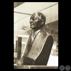 BUSTO DE DON VICENTE SCAVONE, 2004 - Escultura de HERMANN GUGGIARI